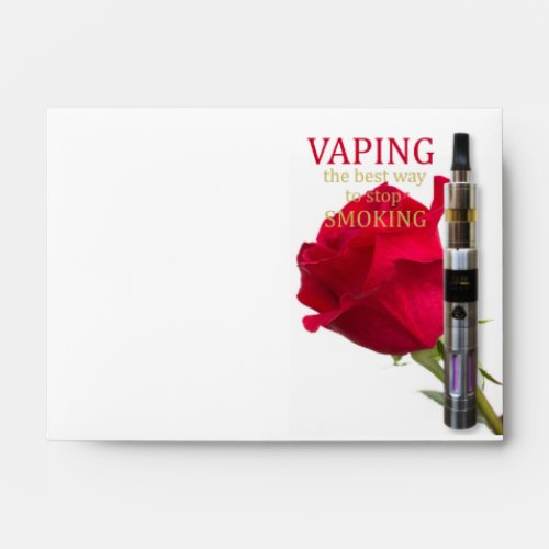 Vaping is the best way to stop smoking envelope