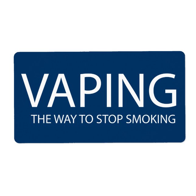 vaping label (Front)