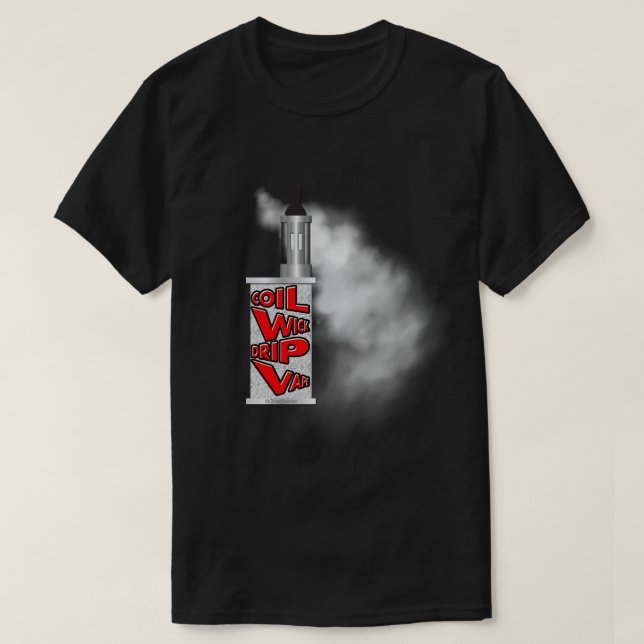 Vaping | OffSet Box Mod by VapeGoat T-Shirt (Design Front)