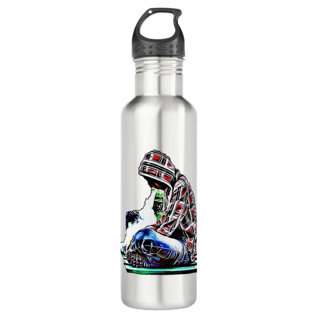 Vaping or Smoking Life Water Bottle (Front)