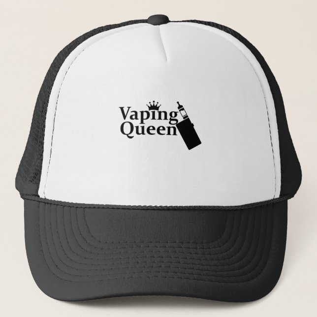 Vaping Queen Trucker Hat (Front)