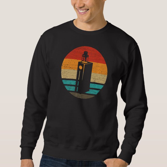 Vaping Retro Style Vintage  1 Sweatshirt (Front)