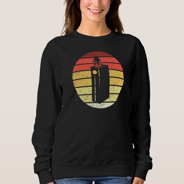 Vaping Retro Style Vintage Sweatshirt (Front)
