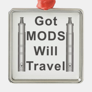 Vaping Rocks Metal Ornament