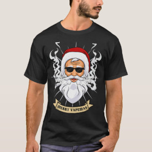 Vaping Santa Claus Merry Vapemas Christmas Vape Gi T-Shirt