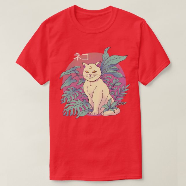Vapor Cat  T-Shirt (Design Front)