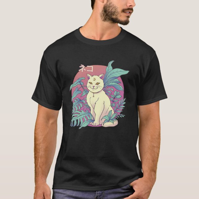 Vapor Cat T-Shirt (Front)