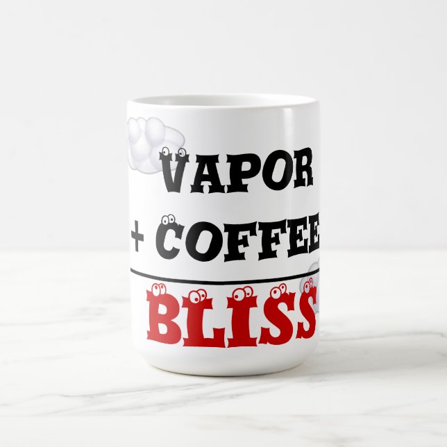 Vapor + Coffee = Bliss Mug (Center)