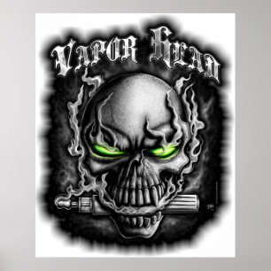 Vapor Head Poster