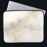 Vapor Laptop Sleeve<br><div class="desc">Vapor III by June Erica Vess. Features a muted yellowish gold abstract design.</div>