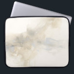Vapor Laptop Sleeve<br><div class="desc">Vapor III by June Erica Vess. Features a muted yellowish gold abstract design.</div>