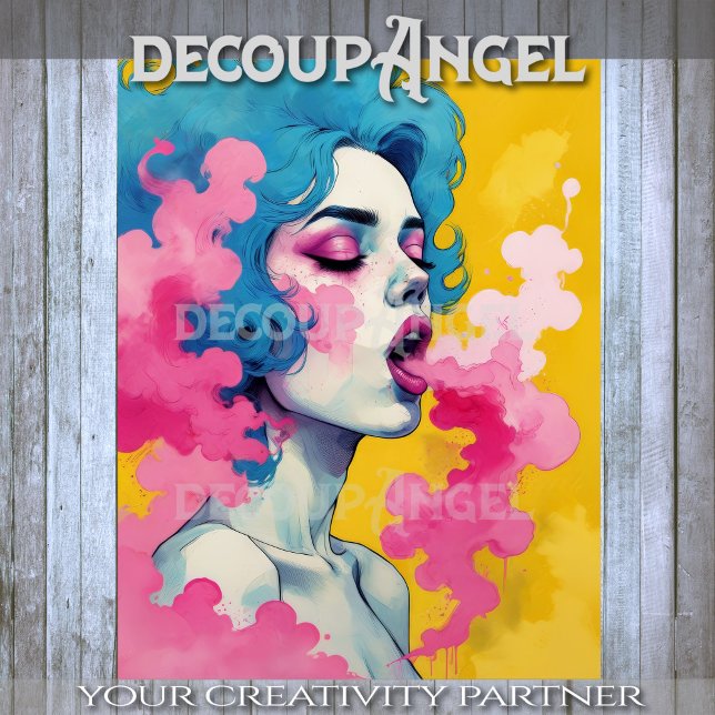 Vapor Pop Decoupage Tissue Paper (Creator Uploaded)