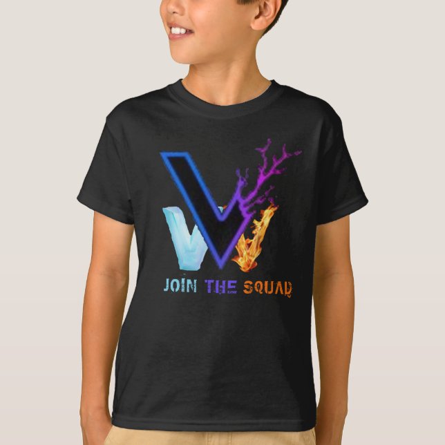 Vapor Squad T-Shirt - Black (Front)