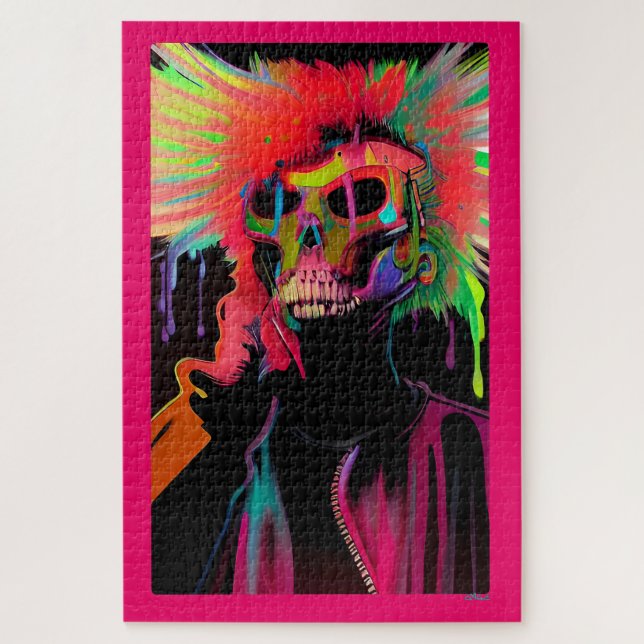 Vaporface Death Rattle Jigsaw Puzzle (Vertical)