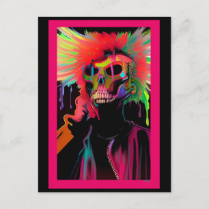Vaporface Death Rattle Postcard