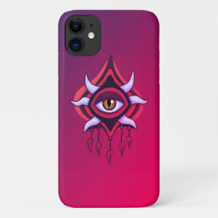 Vaporware Demon Eye - Colorful Gothic iPhone 11 Case