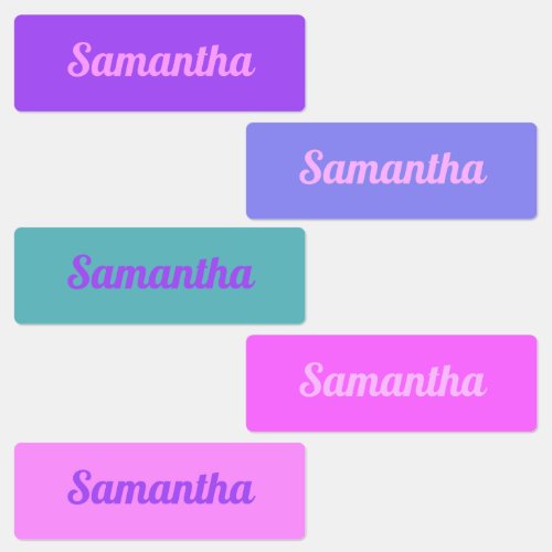 Vaporwave Aesthetic Color Palette Name Labels