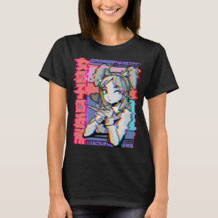 Vaporwave Aesthetic Japanese Retro Anime Girl T-Shirt