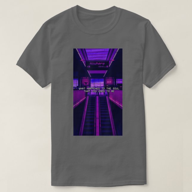 Vaporwave Aesthetic Lofi Outrun Synthwave 80s Retr T-Shirt (Design Front)