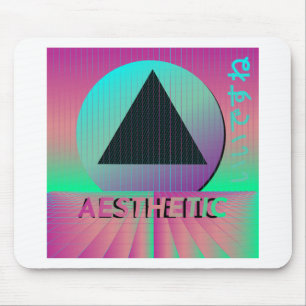 vaporwave aesthetic mouse pad