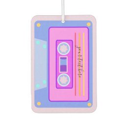 Vaporwave Aesthetic Retro Pink 90s Audio Cassette Air Freshener
