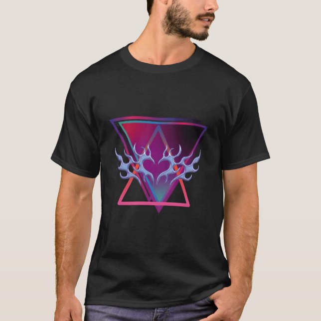 Vaporwave Aesthetic T-Shirt (Front)