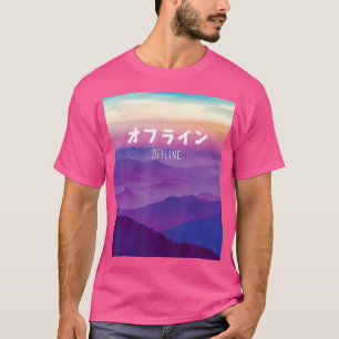 Vaporwave Art For Cyber Punk Offline T-Shirt