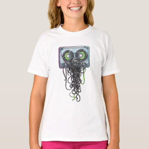 Vaporwave Cassette Tape Tangle Kids T-Shirt