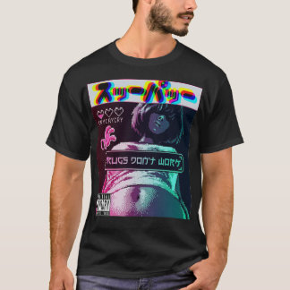Vaporwave Cool Girl Gamer Style  T-Shirt