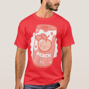 Vaporwave Esthetic Japan Peach Soda Can Anime Ota T-Shirt