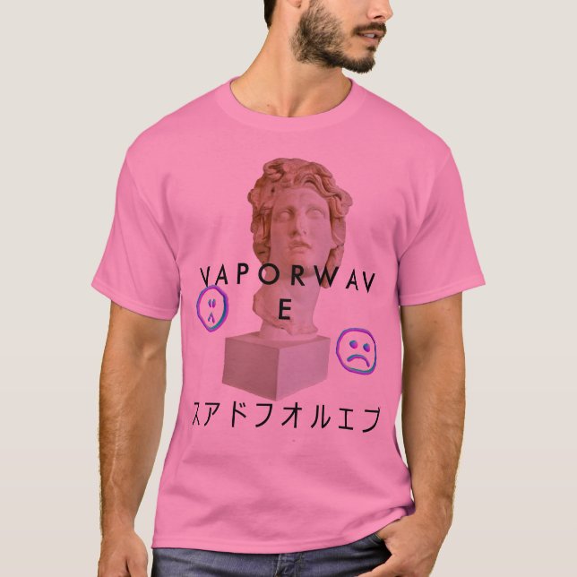 Vaporwave - Geek Show T-Shirt (Front)
