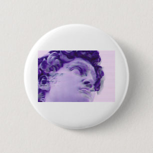 Vaporwave greek glitch statue button
