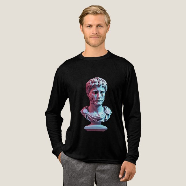 Vaporwave Icon Bust Tee (Full Front)