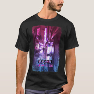 Vaporwave Japan Street Fashion Glitch Tokyo Night T-Shirt