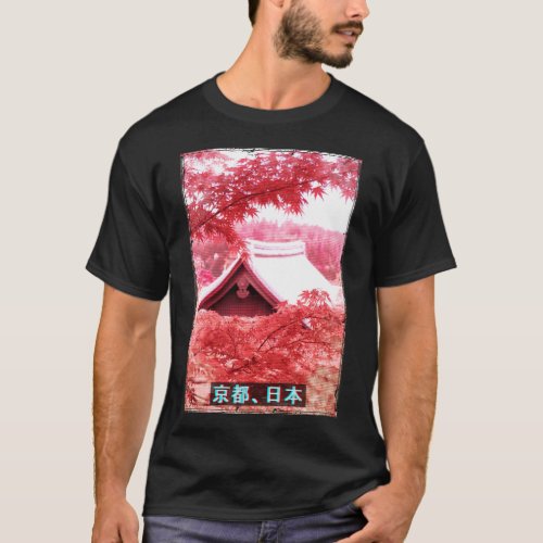 Vaporwave Japanese Aesthetic Streetwear Tempel T_Shirt