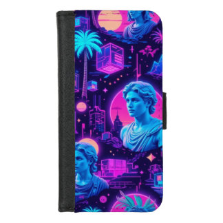 Vaporwave Reverie iPhone 8/7 Wallet Case