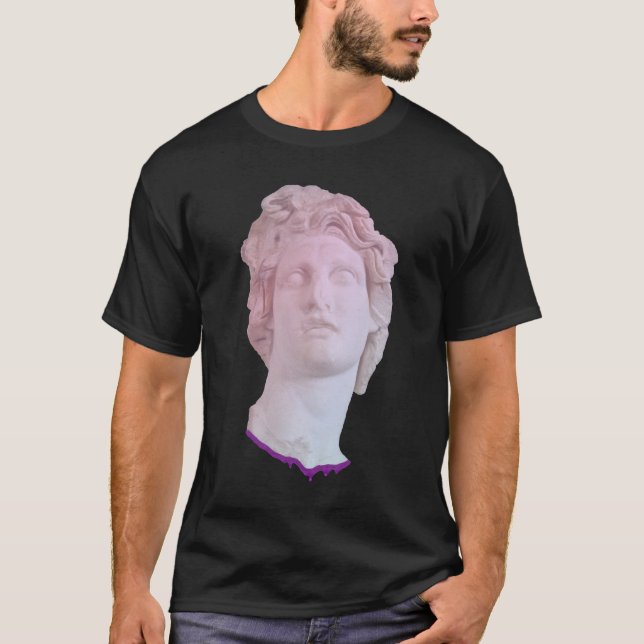 Vaporwave Statue T-Shirt (Front)