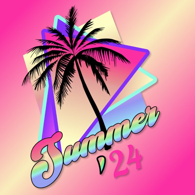 Vaporwave Summer 2024 T-Shirt (Creator Uploaded)