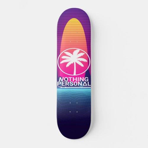 Vaporwave Sunset Skateboards