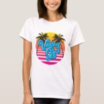 Vaporwave Valley Girl Light T-shirt at Zazzle
