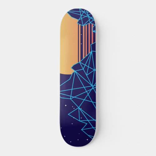 Vaporwaved Skateboard