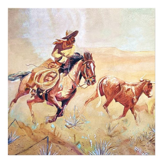 Vaquero Painting by Eward Borein Photo Print (Front)
