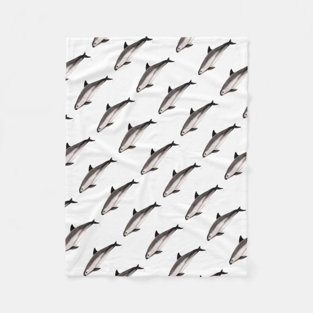 Vaquita Fleece Blanket (Front)