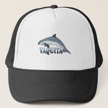Vaquita Small Porpoise Trucker Hat by Piedaydesigns at Zazzle