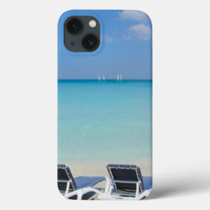 Varadero, Cuba. Sand And Beach Chairs iPhone 13 Case