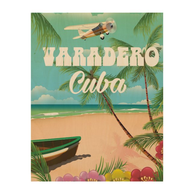 Varadero Cuban beach vacation poster (Front)