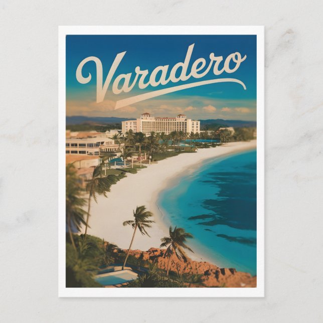 Varadero Vintage Postcard (Front)