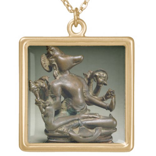 Varaha Gurjara Pratihara Tamil Nadu bronze Gold Plated Necklace