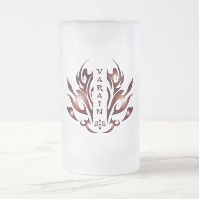 Varain Beer Glass Frosted Glass Beer Mug (Center)
