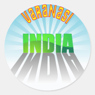 Varanasi Classic Round Sticker